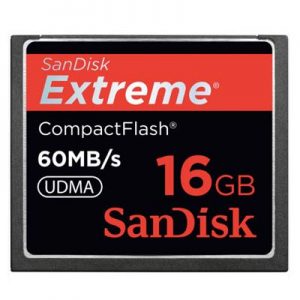Bei uns können Sie die 60 MB/s SanDisk CF 16GB mieten.