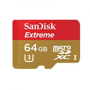 Bei uns können Sie die 64GB SDXC SanDisk Extreme MicroSD mieten.